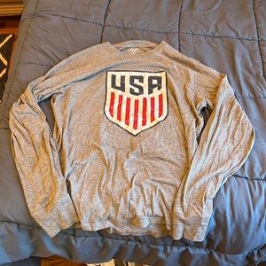 USA soccer long sleeve shirt